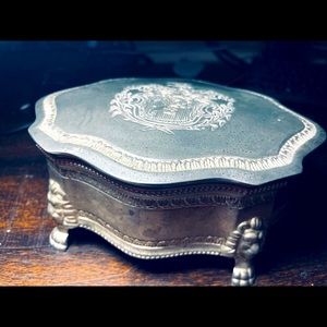 Sterling silver jewelry box